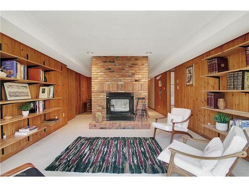 1793 West River Road, Cambridge, ON - Indoor With Fireplace