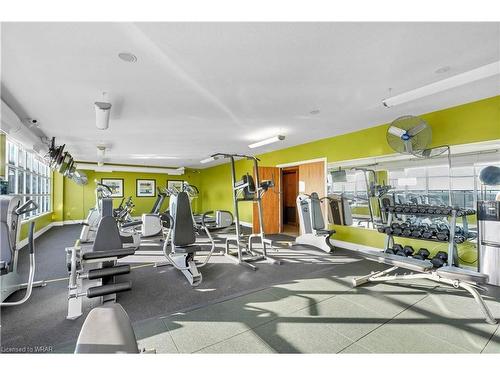 707-112 Benton Street, Kitchener, ON - Indoor Photo Showing Gym Room