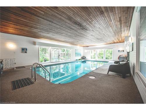 15 Brant Road N, Cambridge, ON - Indoor Photo Showing Other Room With In Ground Pool