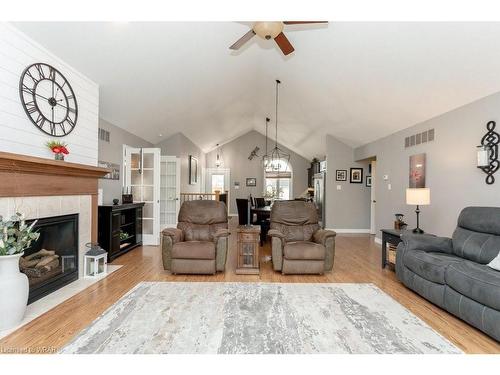 8447 Keith Street, Lambton Shores, ON - Indoor Photo Showing Living Room With Fireplace