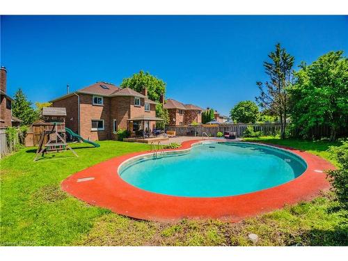 71 Handorf Drive, Cambridge, ON - Outdoor With In Ground Pool With Backyard