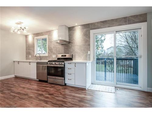 206 Winston Boulevard, Cambridge, ON - Indoor Photo Showing Kitchen With Upgraded Kitchen