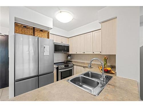 1108-235 Sherway Gardens Road, Toronto, ON - Indoor Photo Showing Kitchen With Double Sink