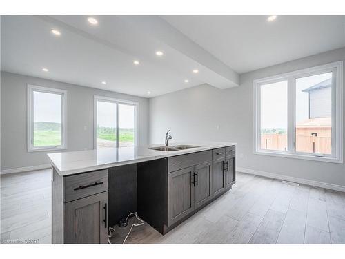 51 Country Club Estates Drive, Elmira, ON - Indoor Photo Showing Kitchen With Double Sink