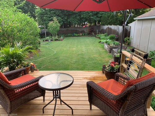 160 Lucan Avenue, Waterloo, ON - Outdoor With Deck Patio Veranda With Backyard