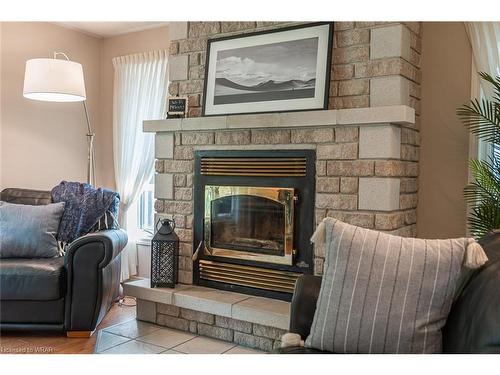 168 Queen'S Bush Dr Drive, Annan, ON - Indoor Photo Showing Living Room With Fireplace