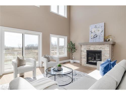 1080 Twamley Street W, Listowel, ON - Indoor Photo Showing Living Room With Fireplace