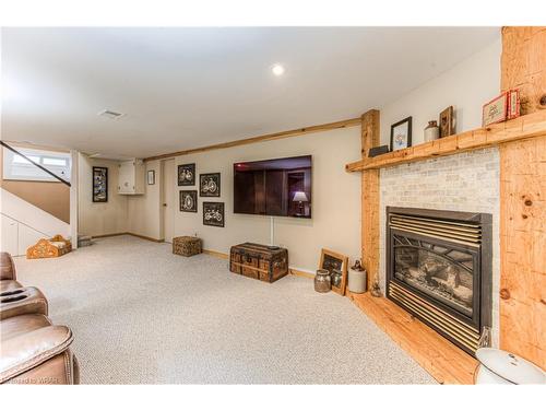 193 Douglas Street, Waterloo, ON - Indoor Photo Showing Living Room With Fireplace