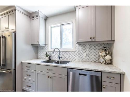 6 Bigham Crescent, Woodstock, ON - Indoor Photo Showing Kitchen With Stainless Steel Kitchen With Double Sink