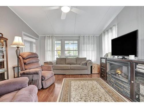 25 Macpherson Crescent, Flamborough, ON - Indoor Photo Showing Living Room With Fireplace