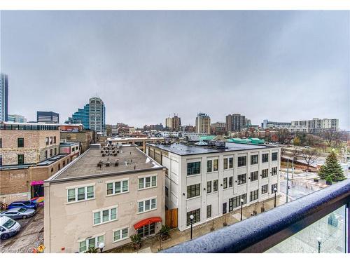 503-60 Charles Street W, Kitchener, ON - Outdoor With Balcony With View