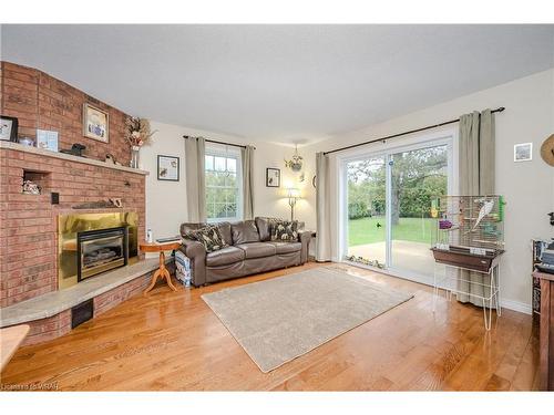 155 Clyde Street, Mount Forest, ON - Indoor Photo Showing Living Room With Fireplace