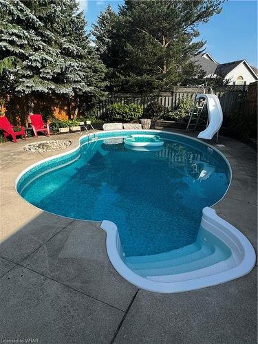 633 Cardiff Street, Waterloo, ON - Outdoor With In Ground Pool With Backyard