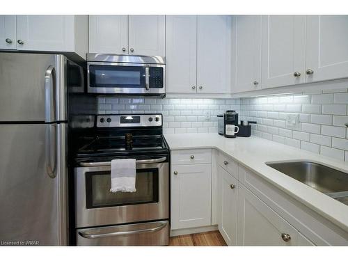 A203-112 Union Street E, Waterloo, ON - Indoor Photo Showing Kitchen With Stainless Steel Kitchen