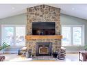 668469 20Th Sideroad, Mulmur, ON  - Indoor Photo Showing Living Room With Fireplace 