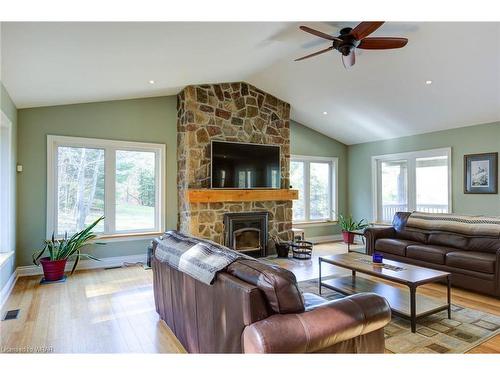 668469 20Th Sideroad, Mulmur, ON - Indoor Photo Showing Living Room With Fireplace