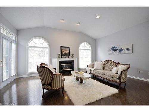 48 Mccormick Drive, Cambridge, ON - Indoor Photo Showing Living Room With Fireplace