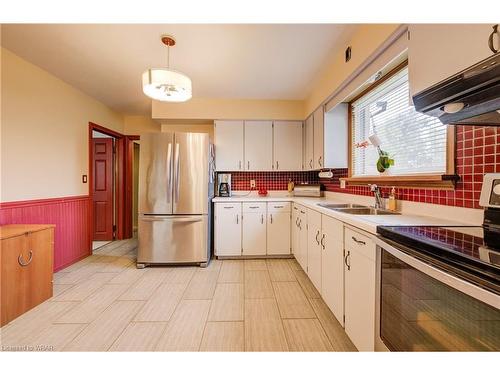 131 Loveys Street E, Hickson, ON - Indoor Photo Showing Kitchen With Double Sink