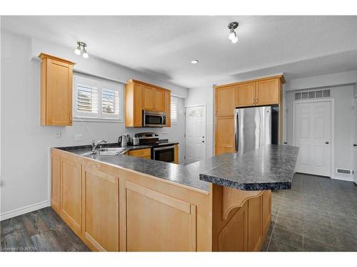 84 Everglade Crescent, Kitchener, ON - Indoor Photo Showing Kitchen With Double Sink