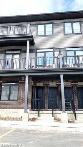 16 Wheat Lane, Kitchener, ON - Outdoor With Balcony With Deck Patio Veranda With Facade