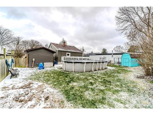 102 Elmwood Avenue, Cambridge, ON - Outdoor With Above Ground Pool With Backyard