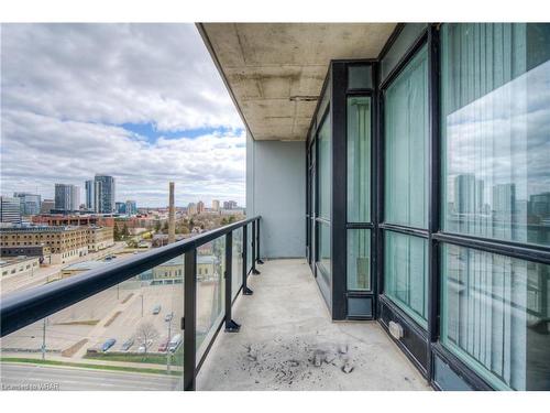 1102-100 Garment Street Street, Kitchener, ON - Outdoor With Balcony With View With Exterior