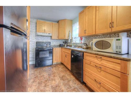12 Christopher Drive, Cambridge, ON - Indoor Photo Showing Kitchen With Double Sink
