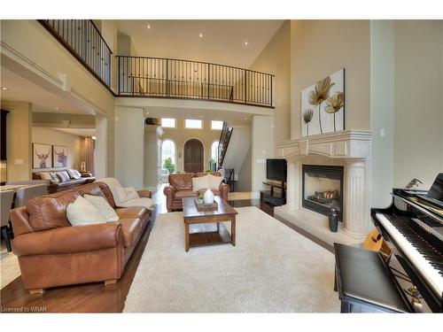 15 River Run Place, Conestogo, ON - Indoor Photo Showing Living Room With Fireplace