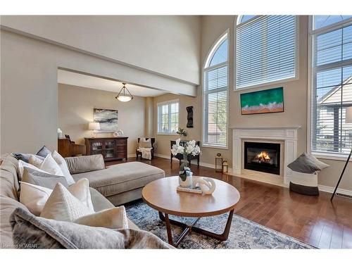 448 Rideau River Street, Waterloo, ON - Indoor Photo Showing Living Room With Fireplace