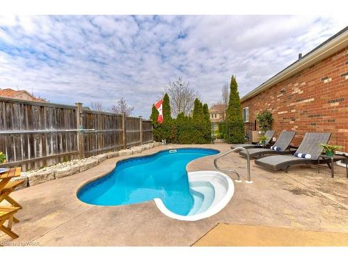 2 Knox Court, Kitchener, ON - Outdoor With In Ground Pool With Deck Patio Veranda With Backyard