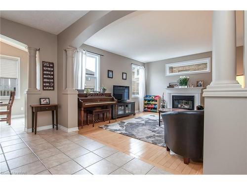 35 Hawkswood Drive, Kitchener, ON - Indoor With Fireplace