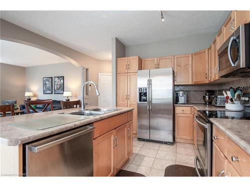 35 Hawkswood Drive, Kitchener, ON - Indoor Photo Showing Kitchen With Double Sink