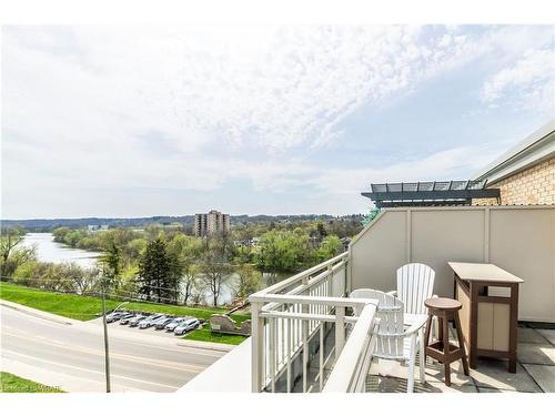 508-155 Water Street South Street, Cambridge, ON - Outdoor With Deck Patio Veranda With View