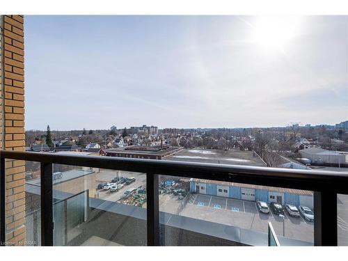 607-108 Garment Street, Kitchener, ON - Outdoor With Balcony With View