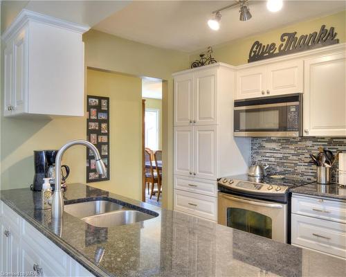 37 Pintail Drive, Elmira, ON - Indoor Photo Showing Kitchen With Double Sink With Upgraded Kitchen