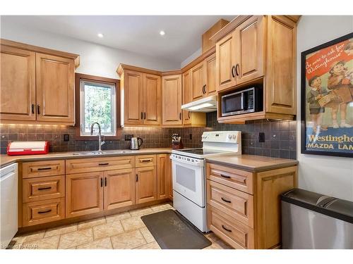 5 Rose Street, Kitchener, ON - Indoor Photo Showing Kitchen With Double Sink