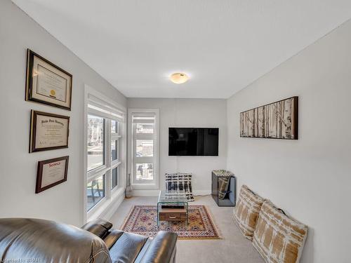 30 Ridgemount Street, Kitchener, ON - Indoor Photo Showing Living Room With Fireplace