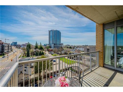 607-191 King Street S, Waterloo, ON - Outdoor With Balcony With View With Exterior