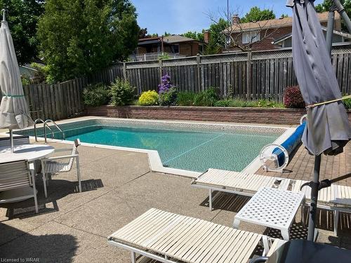 208 Holborn Drive, Kitchener, ON - Outdoor With In Ground Pool With Exterior