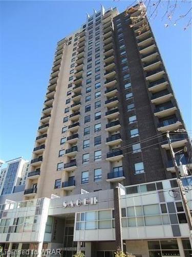 #405-318 Spruce Street, Waterloo, ON - Outdoor With Balcony With Facade