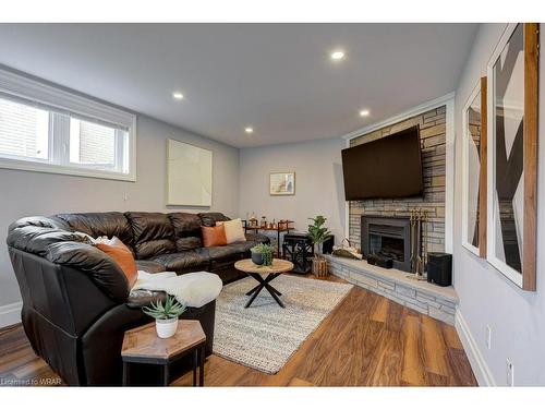 354 Coleridge Place, Waterloo, ON - Indoor Photo Showing Living Room With Fireplace