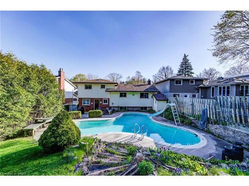 114 Fourth Avenue, Cambridge, ON - Outdoor With In Ground Pool With Backyard