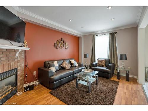 36 Colleyville Street, Brampton, ON - Indoor Photo Showing Living Room With Fireplace