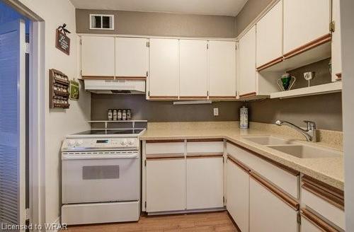 205-24 Midland Drive, Kitchener, ON - Indoor Photo Showing Kitchen With Double Sink