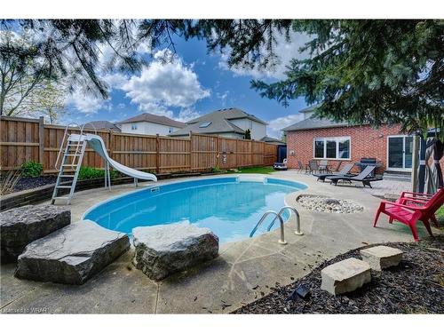 633 Cardiff Street, Waterloo, ON - Outdoor With In Ground Pool With Backyard