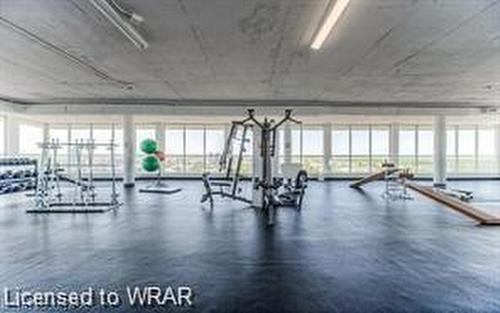1105-375 King Street N, Waterloo, ON - Indoor Photo Showing Gym Room