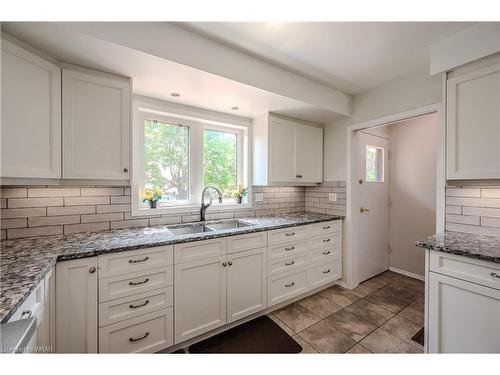 137 Wedgewood Drive, Kitchener, ON - Indoor Photo Showing Kitchen With Double Sink