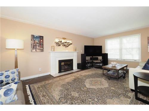 152 Dalewood Drive, Kitchener, ON - Indoor Photo Showing Living Room With Fireplace