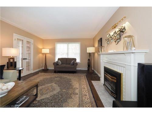 152 Dalewood Drive, Kitchener, ON - Indoor Photo Showing Living Room With Fireplace