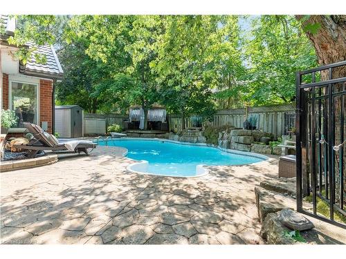 595 Leighland Drive, Waterloo, ON - Outdoor With In Ground Pool